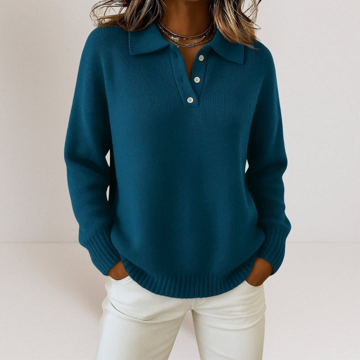 Olivia™ | Pull en tricot doux avec col