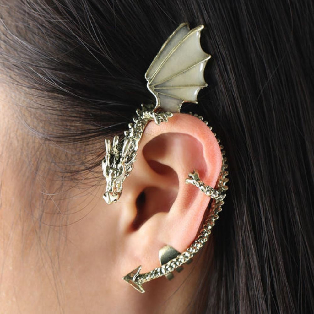 Broche d'Oreille Dragon Luminescent