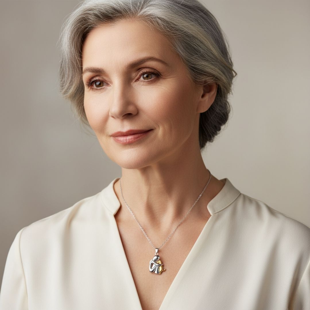 Olivia™ - Collier avec pendentif en forme de chien