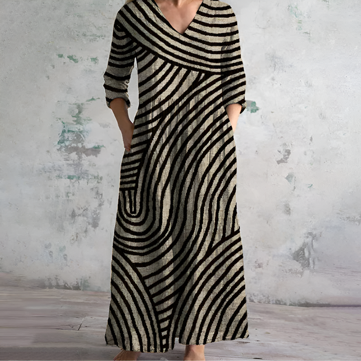 Ariane™ | Vintage Striped Robe