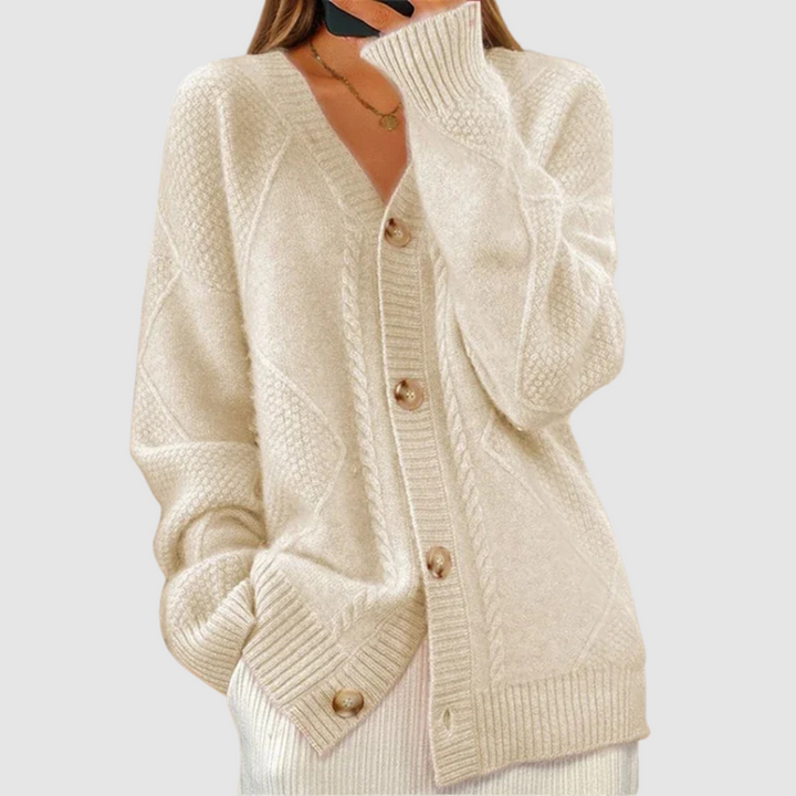 Elżbieta - Pull avec motif tissé