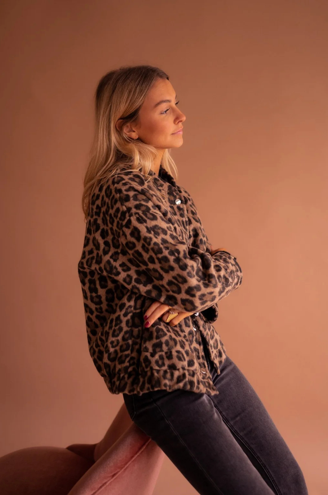 Susanne™ | Veste tendance avec motif léopard