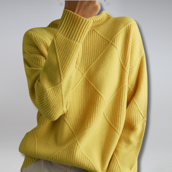 Ilse™ - Pull col roulé en cachemire