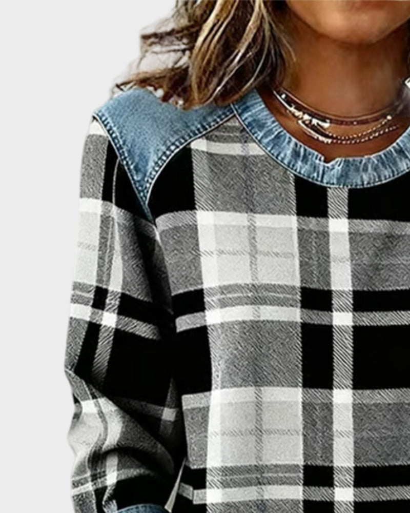 Ivy – Sweat à Motif Patchwork pour Femme
