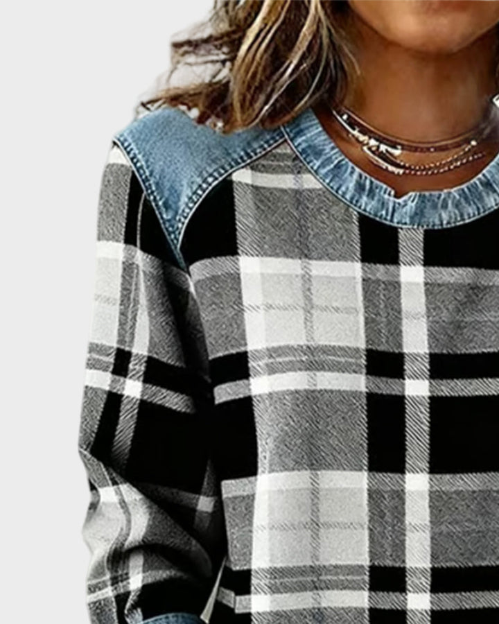 Ivy – Sweat à Motif Patchwork pour Femme