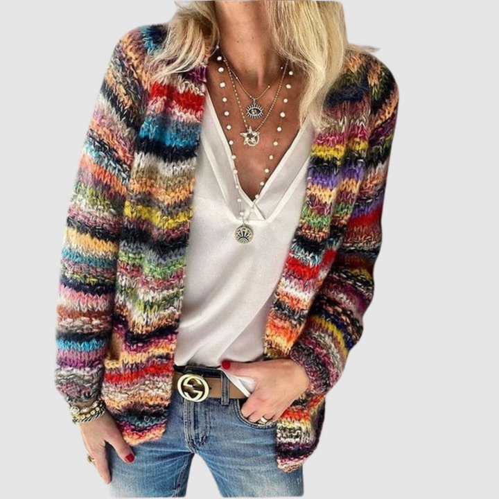 Nikola - Cardigan multicolore agréable