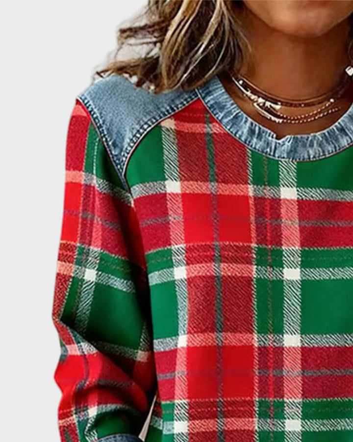 Ivy – Sweat à Motif Patchwork pour Femme
