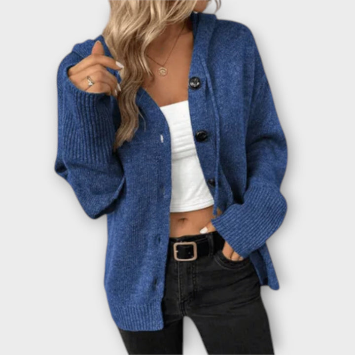 Brittan - Pull en tricot avec boutons