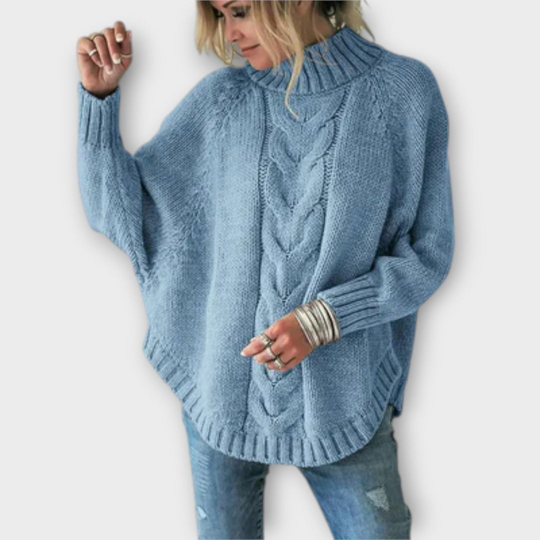 Elysian - Pull tricoté avec motif en torsades
