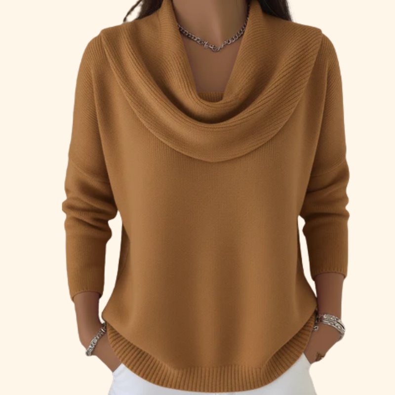 Victoire™ | Pull doux avec décolleté bateau