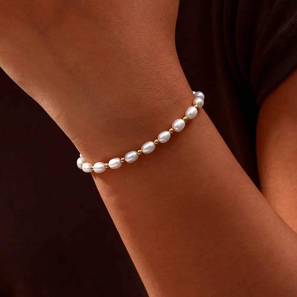 Bracelet Romantique Élégant avec Perles
