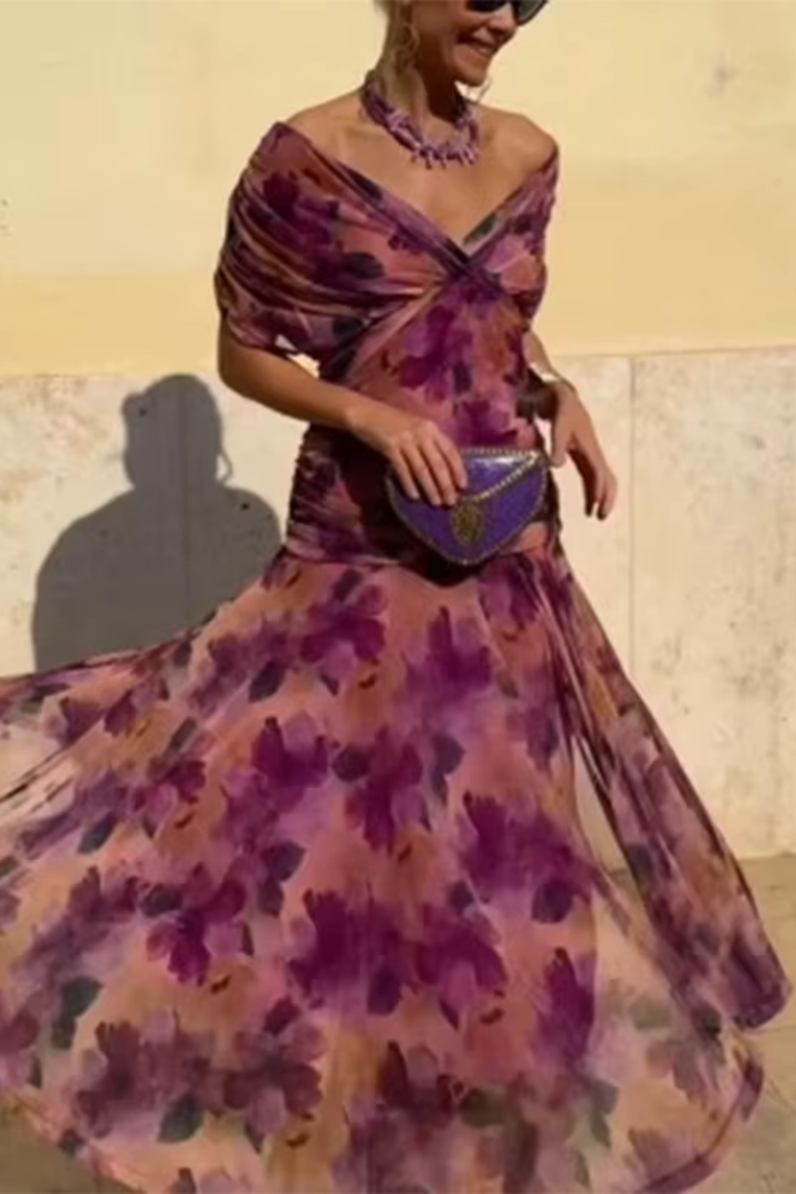 Lorenza™ | Robe maxi élégante avec décolleté en V