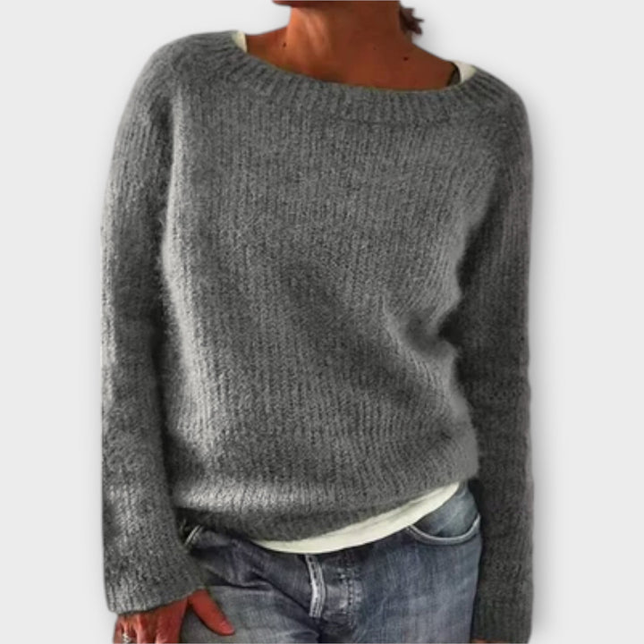 Regine – pull en maille unie
