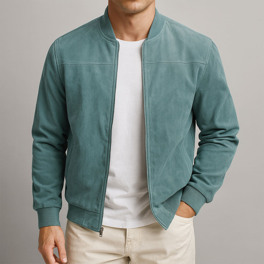 Kaltberg | Veste en faux daim pour hommes