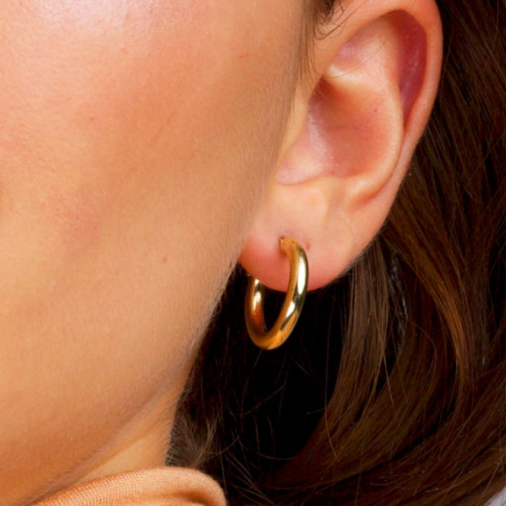 PAIRE DE BOUCLES D'OREILLES HOOP CLASSIQUES