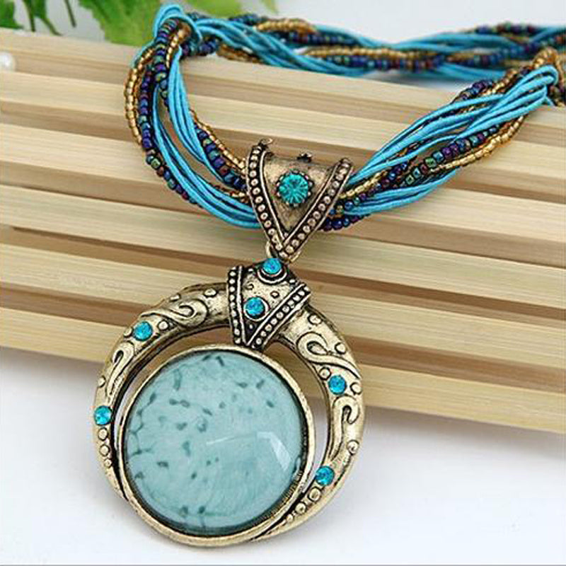 Porte-manteau Boho avec Pendentif
