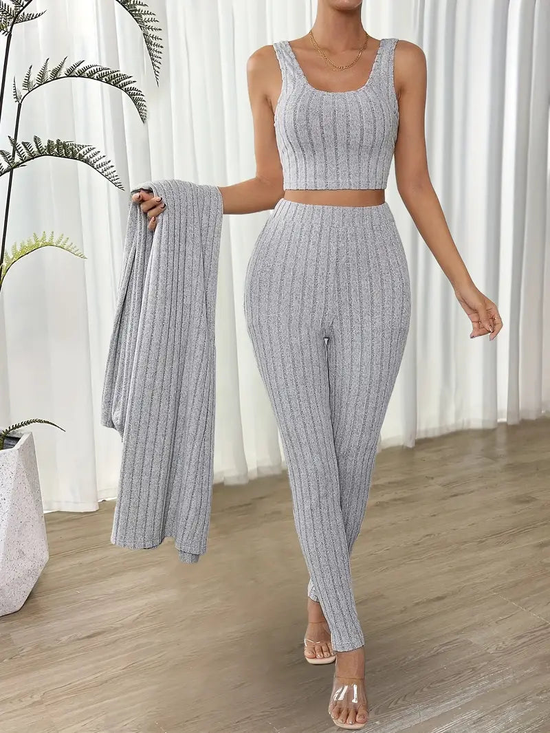 Solène - Chic Ribbed Set
