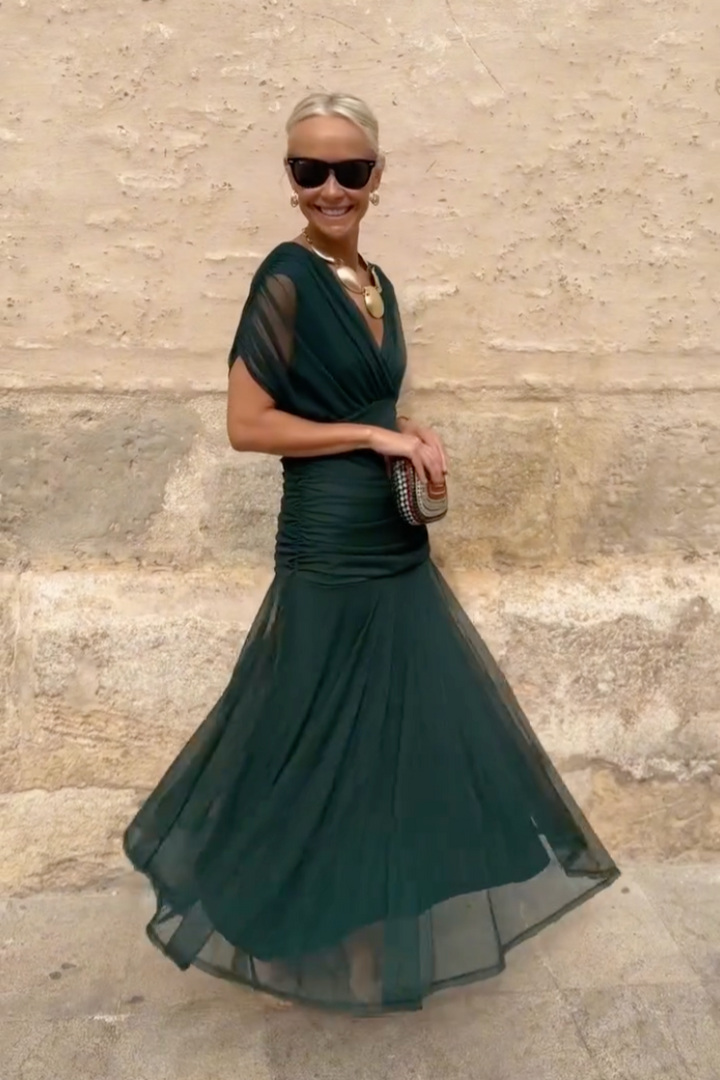 Lorenza™ | Robe maxi élégante avec décolleté en V