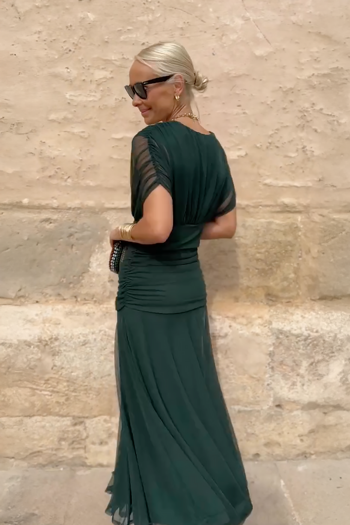 Lorenza™ | Robe maxi élégante avec décolleté en V