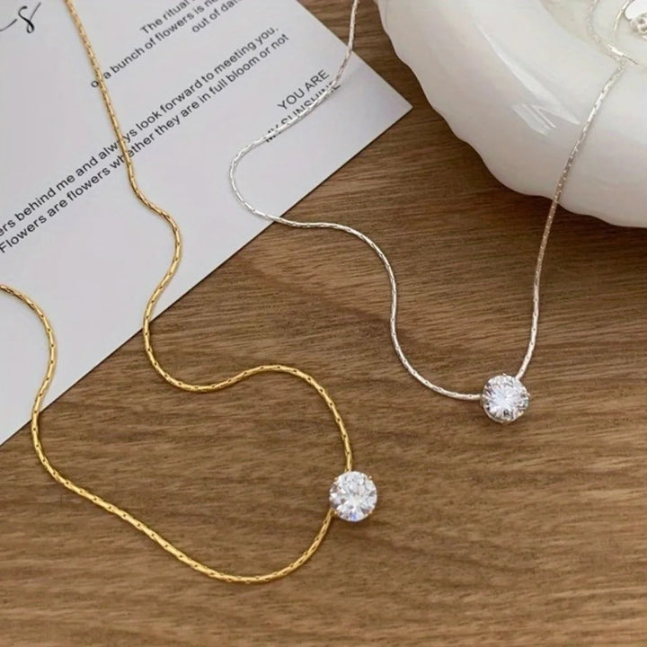Collier de Moissanite Cléa