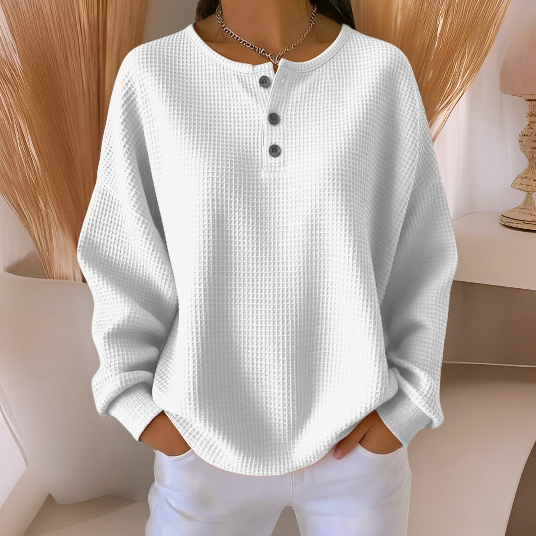 Anne™ | Sweat-shirt décontracté avec col