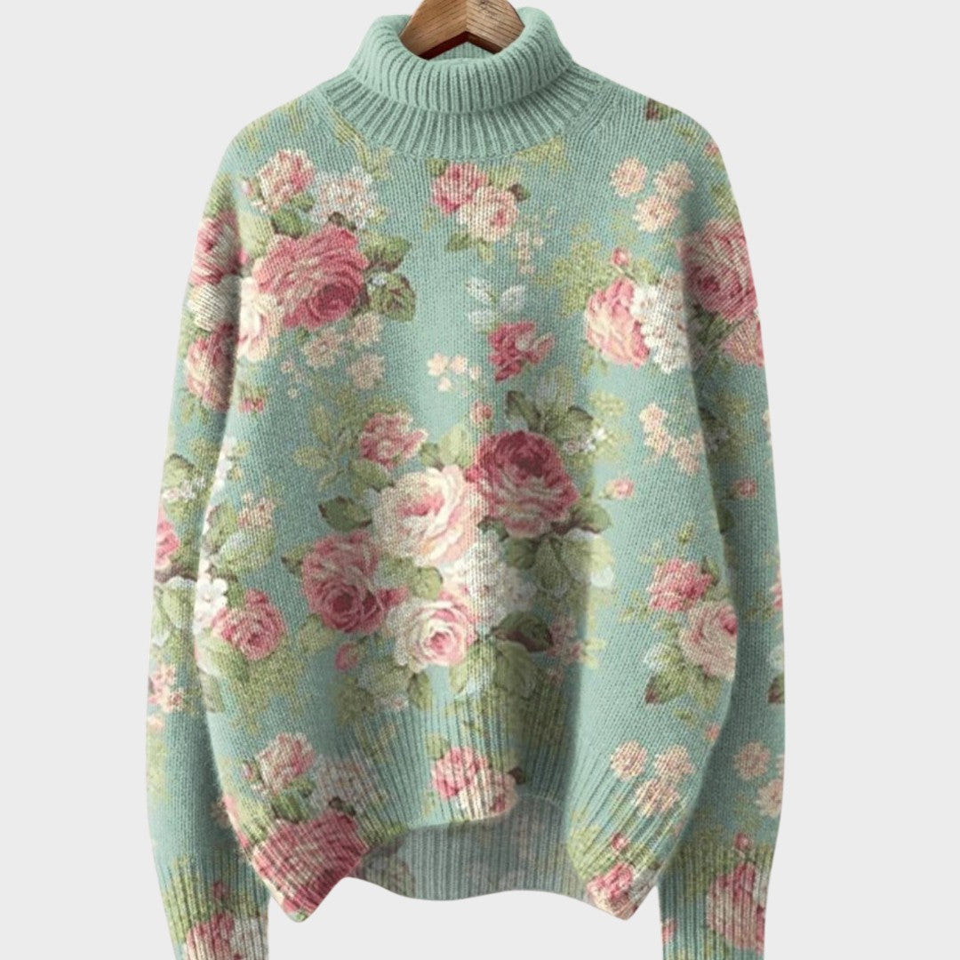 Margarida - Pull artistique en tricot