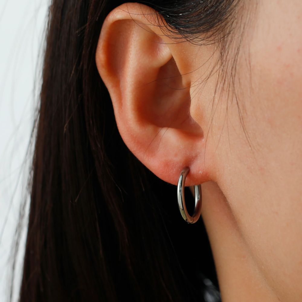 PAIRE DE BOUCLES D'OREILLES HOOP CLASSIQUES