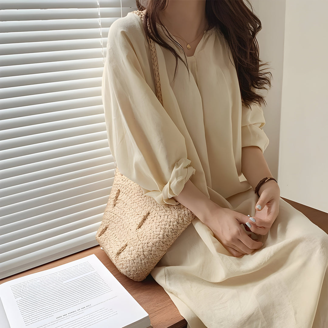 Sohée™ | Élégante Robe de Lounge en Coton