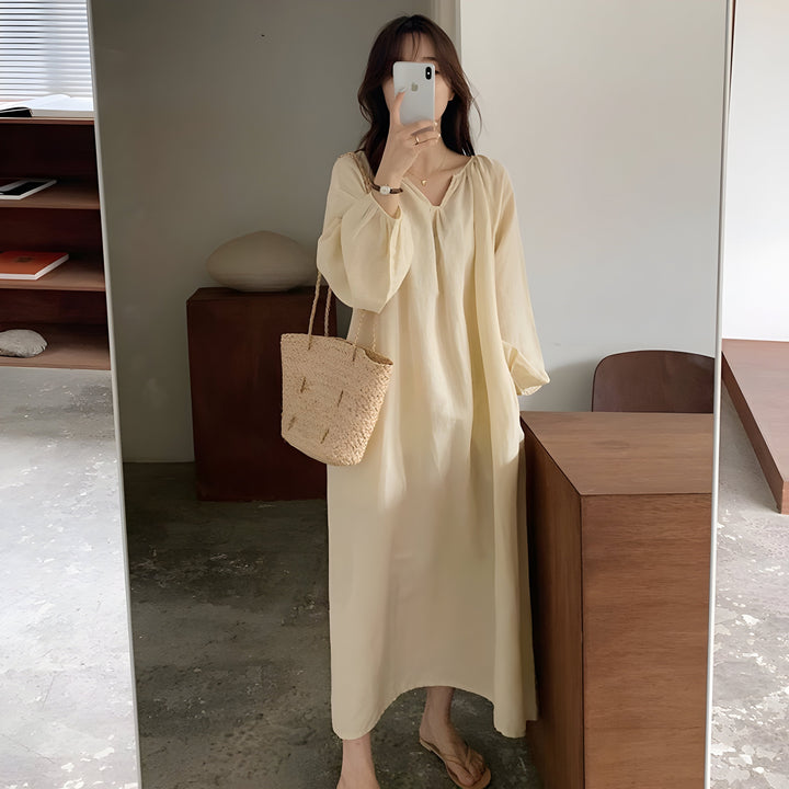 Sohée™ | Élégante Robe de Lounge en Coton