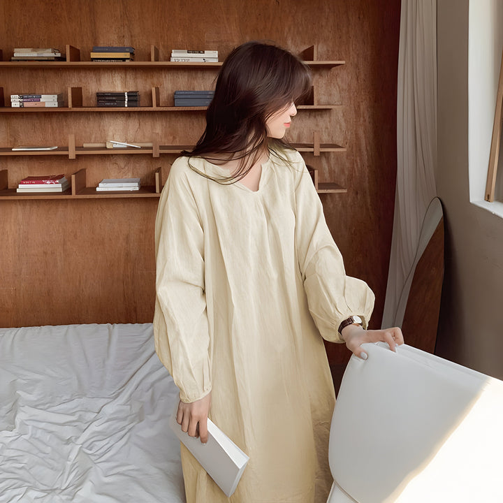 Sohée™ | Élégante Robe de Lounge en Coton