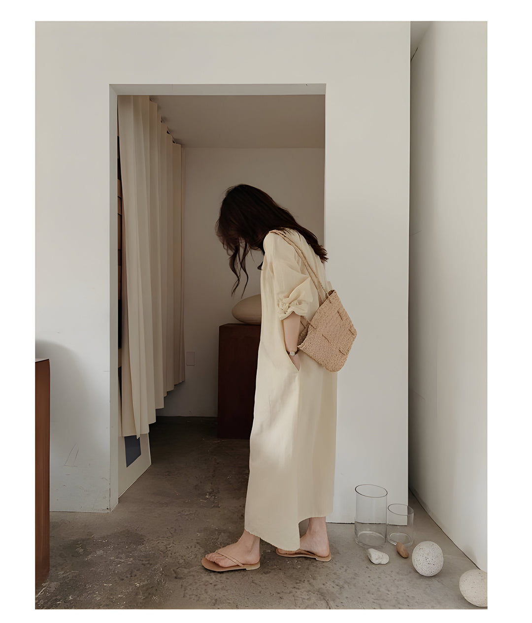 Sohée™ | Élégante Robe de Lounge en Coton