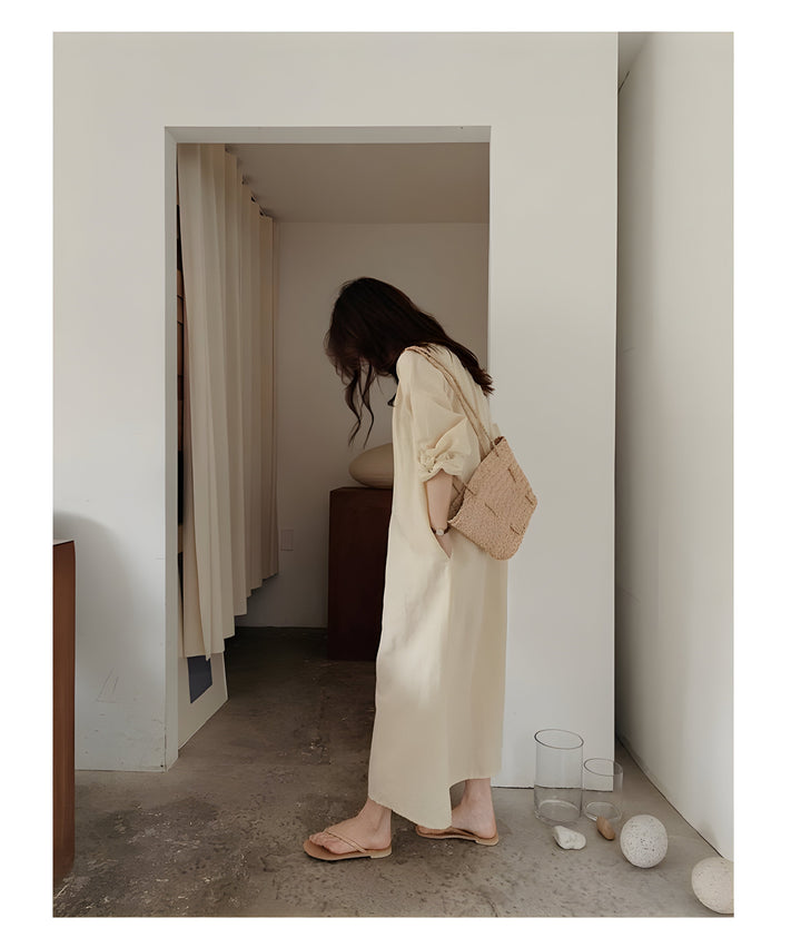 Sohée™ | Élégante Robe de Lounge en Coton