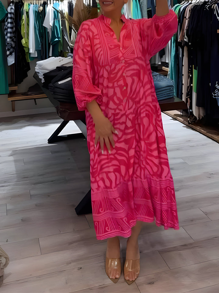 Ivana™ | Printed V-Neck Robe