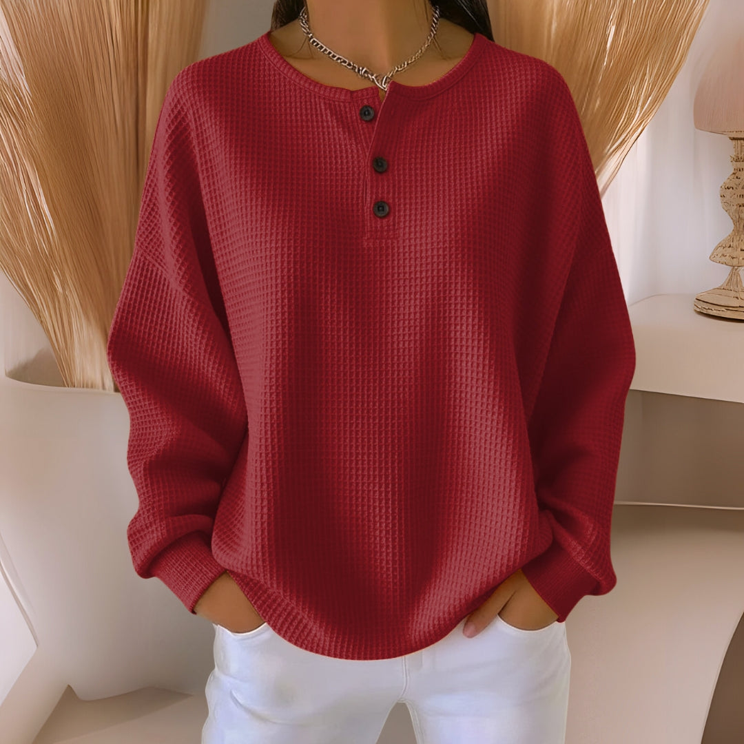 Anne™ | Sweat-shirt décontracté avec col