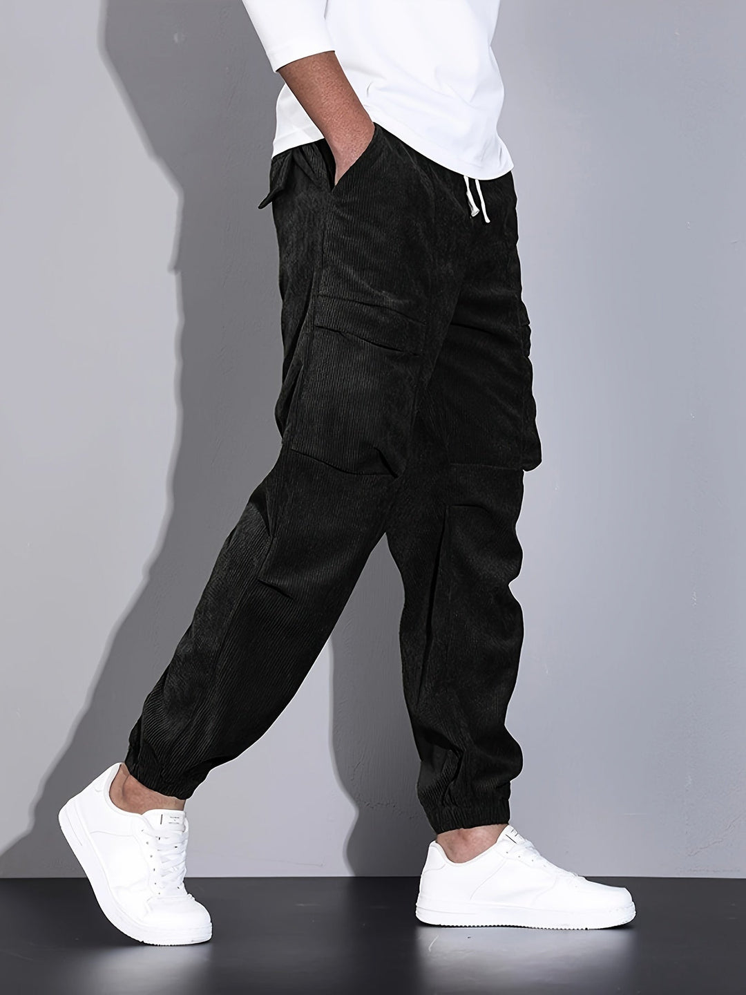 Rossi Roma | PANTALON CARGO EN CORDUROY