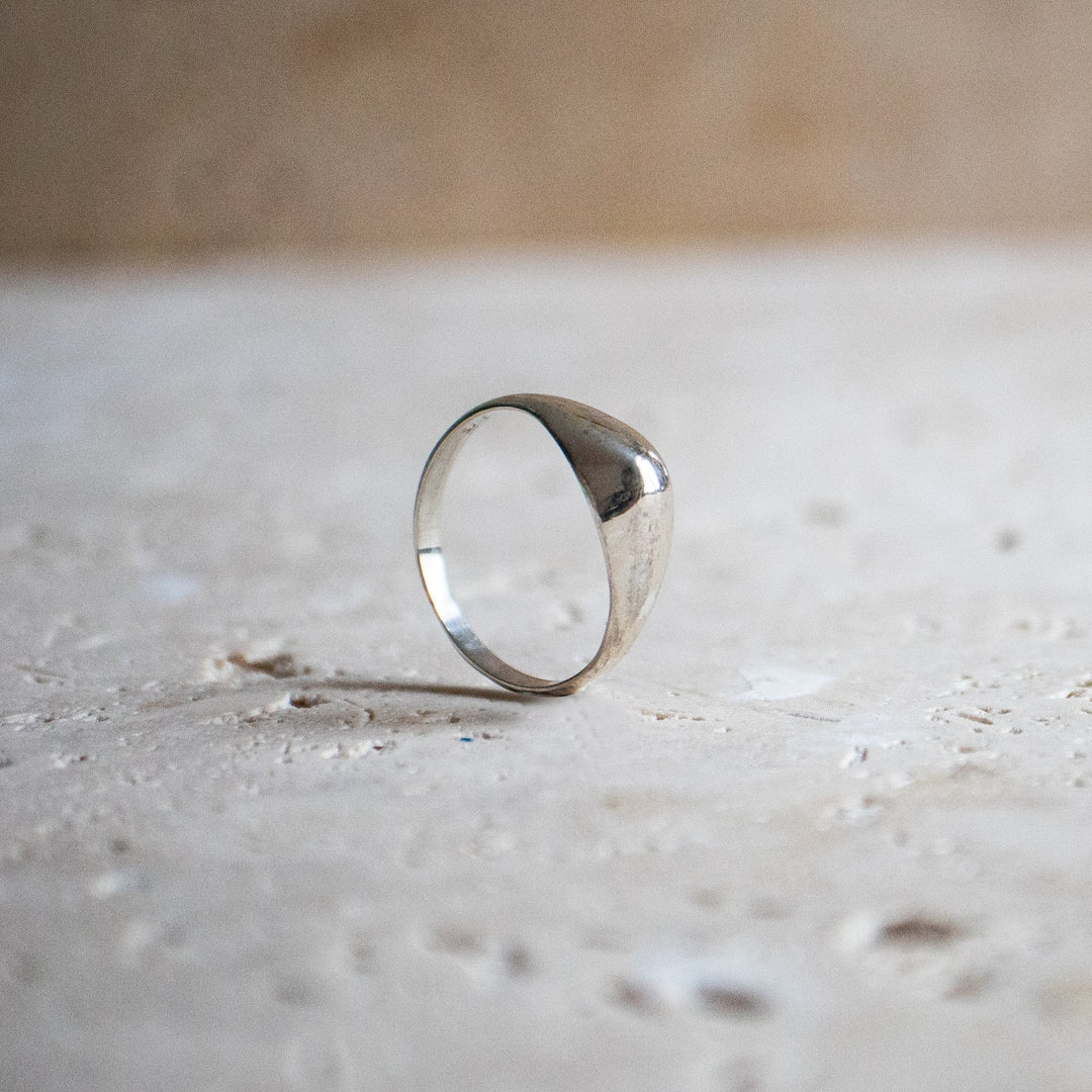 Anneau Élégant Montagne, Colline en Argent Sterling 925 fait main