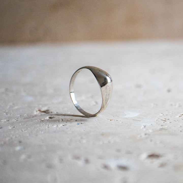 Anneau Élégant Montagne, Colline en Argent Sterling 925 fait main