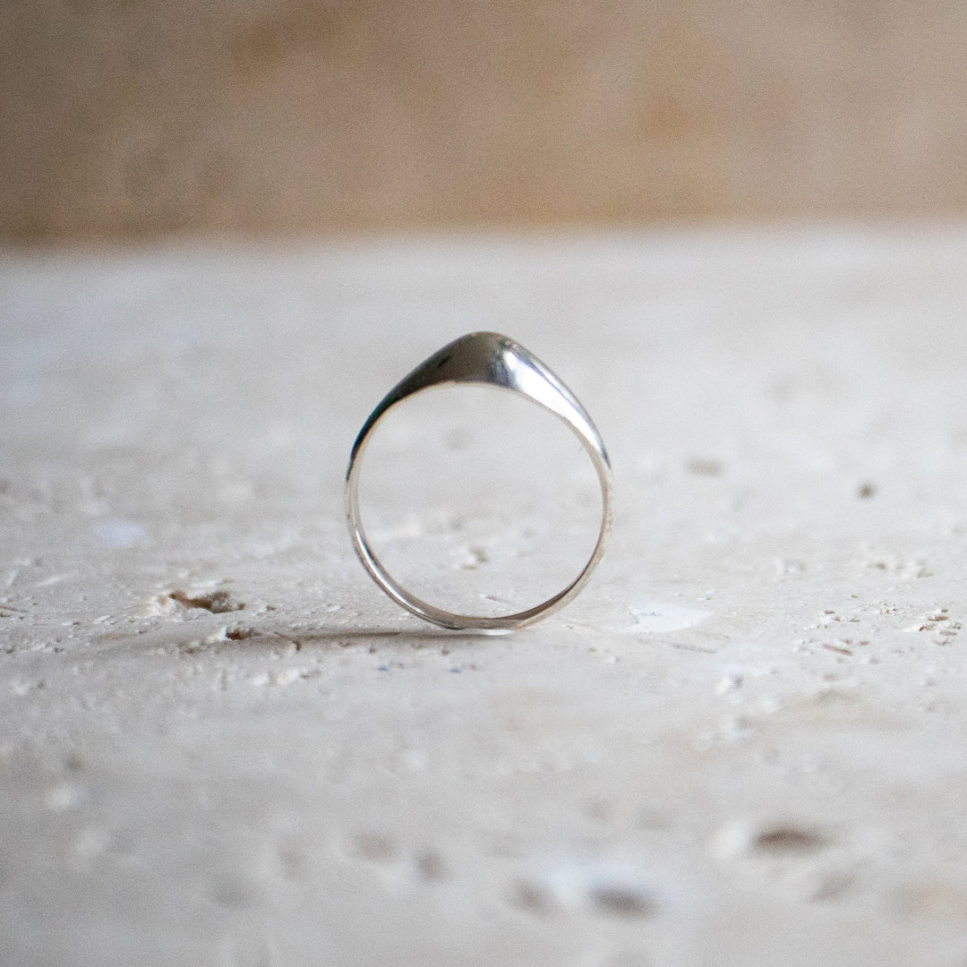 Anneau Élégant Montagne, Colline en Argent Sterling 925 fait main