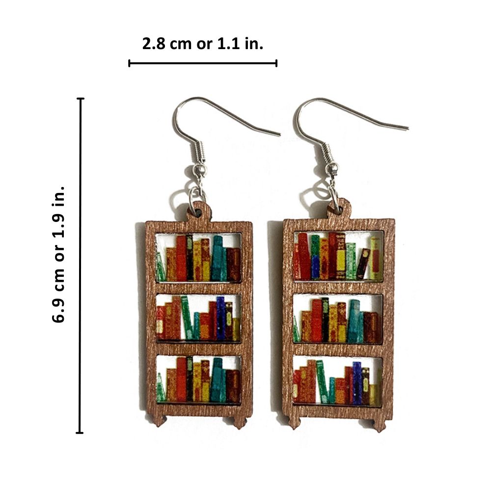 BOUCLES D'OREILLES POUR PASSIONNÉS DE LITTÉRATURE (PAIRE)