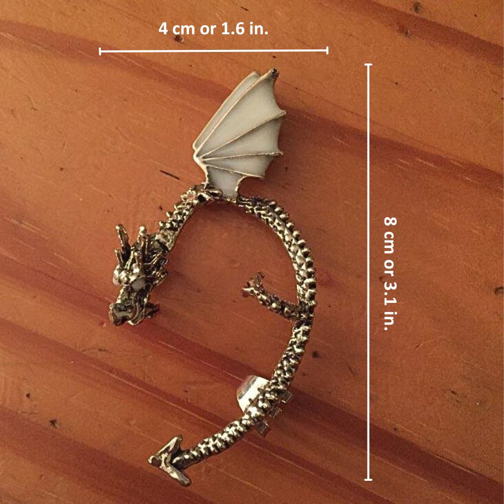 Broche d'Oreille Dragon Luminescent