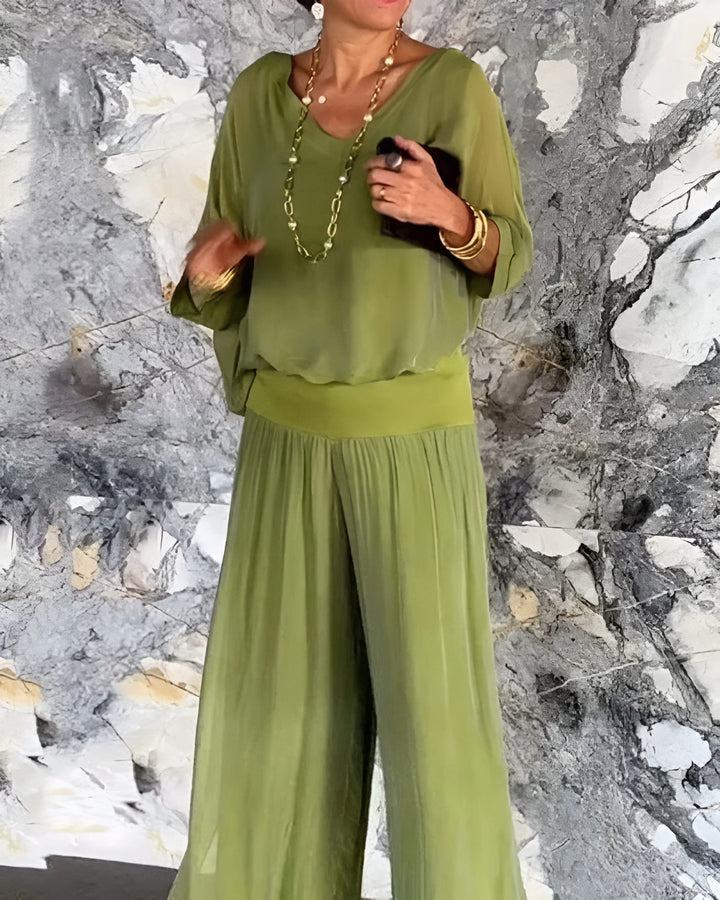 Claire - Élégant Ensemble Décontracté