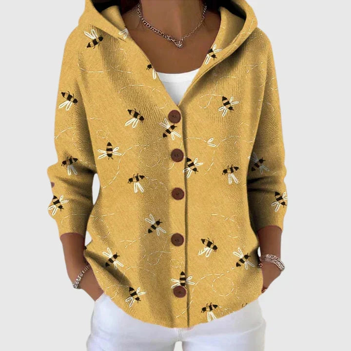 Sweater Cardigan à Capuche