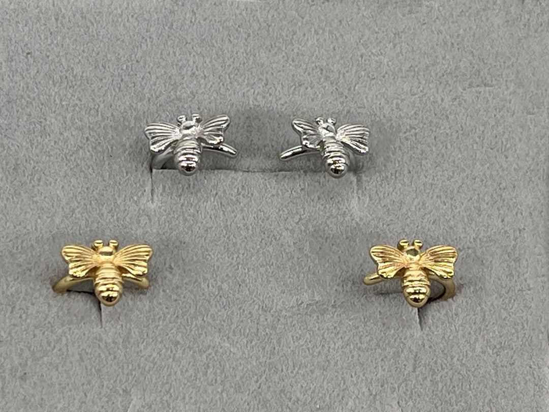 PAIRE DE MANCHETTES D'OREILLES EN FORME D'ABEILLE