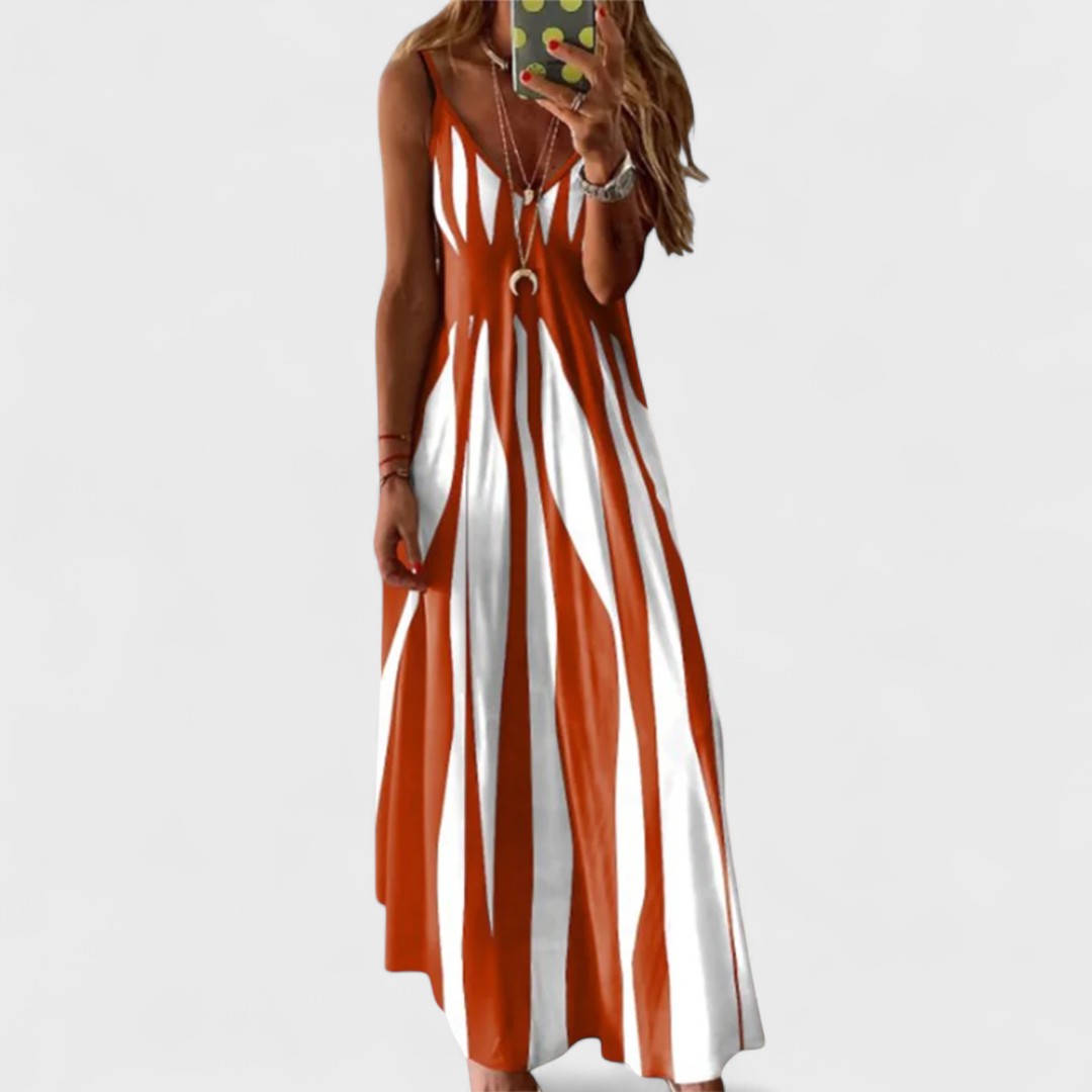 Angela | Robe Longue Décontractée Fait Main