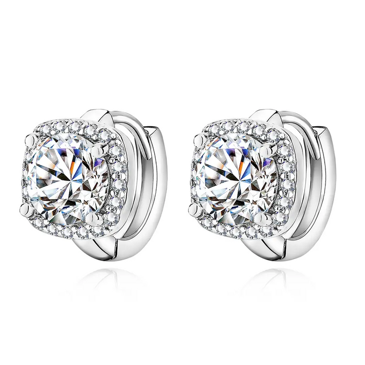 Boucles d'oreilles carrées Chic Nadine en or