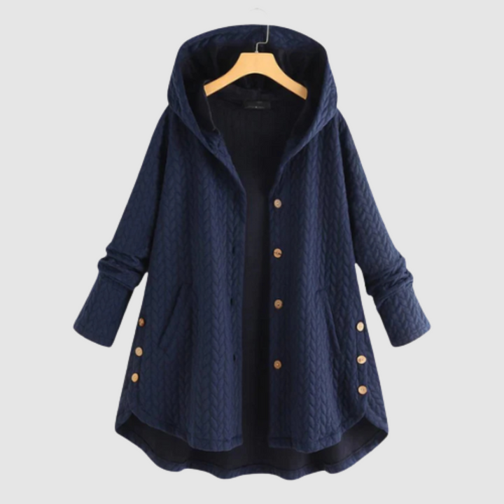 Zuzana - Manteau matelassé avec capuche et boutons