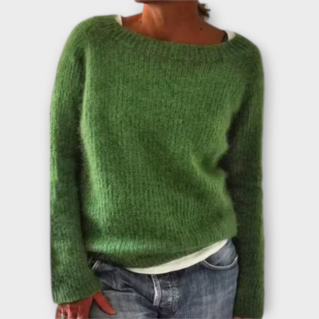 Regine – pull en maille unie
