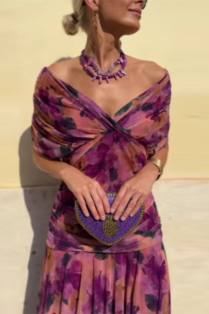 Lorenza™ | Robe maxi élégante avec décolleté en V