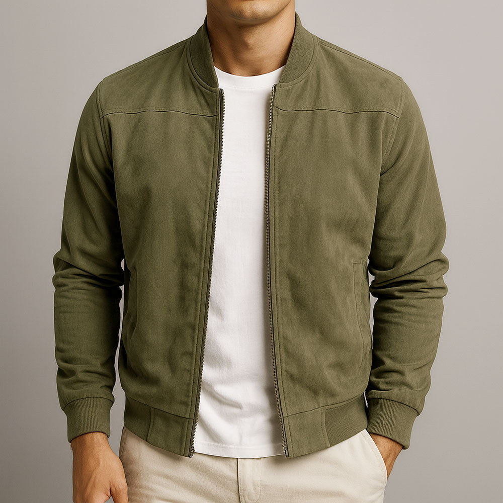 Kaltberg | Veste en faux daim pour hommes