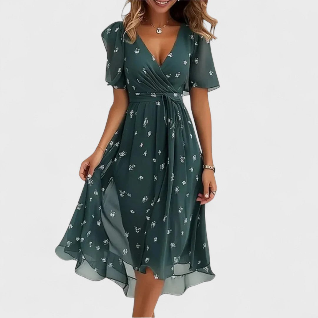 Chiara | Robe Longue Premium Florale